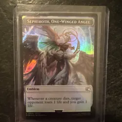 Sephiroth, One-Winged Angel/Robot Warrior - Token Foil - Final Fantasy MTG - Image 1