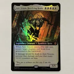 MTG Anti-Venom, Horrifying Healer 0244 Foil (Extended Art) Marvel's Spider-man - Image 1