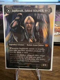 Sephiroth, Fabled Soldier (Borderless 0317) Final Fantasy - NM MTG - Image 1