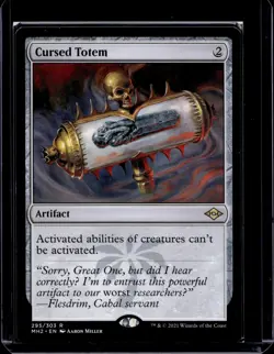 MTG Cursed Totem - Modern Horizons 2 #295 - Image 1