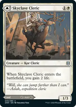 Skyclave Cleric / Skyclave Basilica [X1] Zendikar Rising (ZNR #40)  MtG NM - Image 2