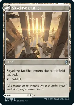 Skyclave Cleric / Skyclave Basilica [X1] Zendikar Rising (ZNR #40)  MtG NM - Image 3