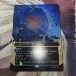 MTG / Contested War Zone - GALAXY FOIL - Nm & Never Played - Image 1
