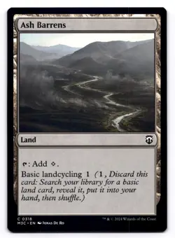 Ash Barrens NM Commander: Modern Horizons 3 0318 MTG Regular - Image 1
