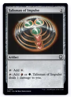 Talisman of Impulse NM Commander: Modern Horizons 3 0311 MTG Regular - Image 1