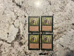 Mtg Timberwatch Elf x4 - Magic the Gathering Timberwatch Elf Played - Image 1