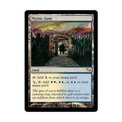 WOTC MtG Shadowmoor Mystic Gate (R) EX - Image 1