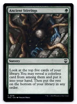 Ancient Stirrings NM Commander: Modern Horizons 3 0219 MTG Regular - Image 1