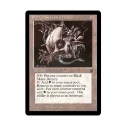 WOTC MtG Legends Black Mana Battery (U) EX - Image 1