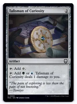 Talisman of Curiosity NM Commander: Modern Horizons 3 0309 MTG Regular - Image 1