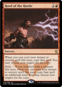 Howl of the Horde 112/269 Khans of Tarkir MTG Rare - Image 1