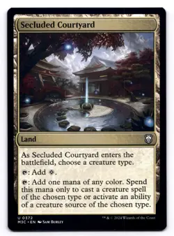 Secluded Courtyard NM Commander: Modern Horizons 3 0372 MTG Regular - Image 1