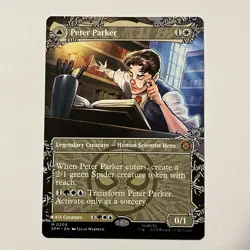 Peter Parker Amazing Spider-Man - 208 - SPM - NM - MTG Magic the Gathering - Image 1