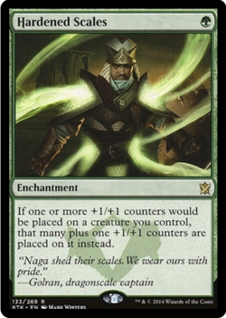 Hardened Scales 133/269 Khans of Tarkir MTG Rare - Image 1