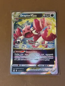 1x Drapion VSTAR - 119/196 - Ultra Rare NM-Mint Pokemon SWSH11 - Lost Origin - Image 1