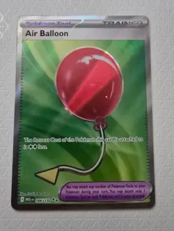 AIR BALLOON Ultra Rare Holo Trainer #166/132 Pokemon Mega Evolution English NM - Image 1