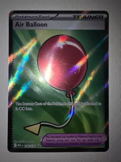 AIR BALLOON Ultra Rare Holo Trainer #166/132 Pokemon Mega Evolution English NM - Image 2