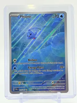 2024 Pokemon PHIONE #175/167 Twilight Masquerade Full Art Illustration Rare - NP - Image 1