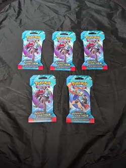 pokemon Scarlet & Violet Journey Together Sleeved Booster Packs (LOT OF 5) - Image 1