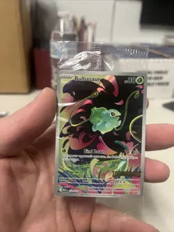Bulbasaur 133/132 Illustration Rare Pokemon TCG Mega Evolution Promo Box Topper - Image 1
