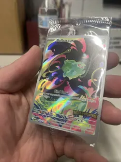 Bulbasaur 133/132 Illustration Rare Pokemon TCG Mega Evolution Promo Box Topper - Image 3