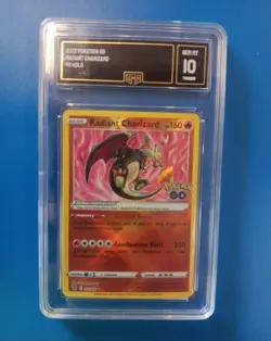 2022 POKEMON GO #011/078 RADIANT CHARIZARD PSA 10 - Image 1
