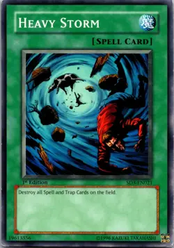 Heavy Storm - SD3-EN021 COMMON YuGiOh TCG Card - Image 1
