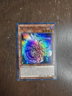 Yugioh Silverrokket Dragon SDRR-EN001 Super Rare 1st Ed NM - Image 1