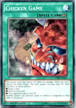 Chicken Game - CORE-EN067 - Common - 1st Edition - Yugioh TCG Card - Image 1