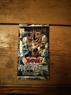Metal Raider Booster Pack - Factory Sealed YuGiOh 1996 Sealed - Image 1
