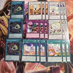Yugioh! Cupsy + Lollipo + Cooky + Redemption Yummy Core JUSH Rare 1st Ed NM - Image 1