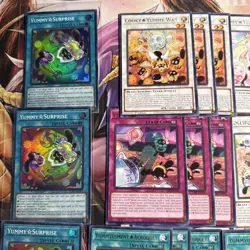 Yugioh! Cupsy + Lollipo + Cooky + Redemption Yummy Core JUSH Rare 1st Ed NM - Image 2
