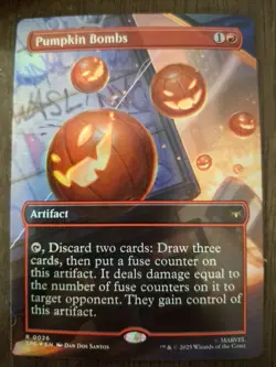Pumpkin Bombs (Borderless) Marvel's Spider-Man: Eternal-Legal Foil - Image 1