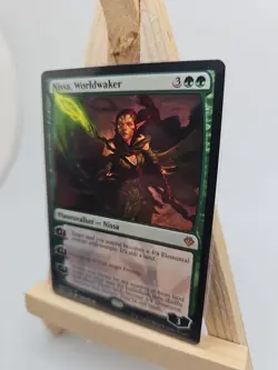MTG Nissa, Worldwaker Archenemy Mythic 068/106 Near Mint Condition - Image 3