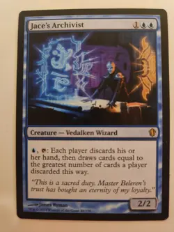 MTG Jace's Archivist Commander 2013 48/356 Regular Rare - Image 1