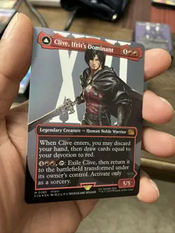 Clive, Ifrit's Dominant (0385) (Borderless) Final Fantasy Foil - Image 2