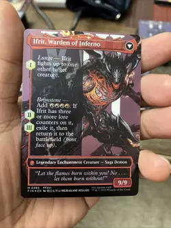 Clive, Ifrit's Dominant (0385) (Borderless) Final Fantasy Foil - Image 3