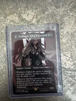 Sephiroth, Fabled SOLDIER (0382) (Borderless) Final Fantasy Regular - Image 1
