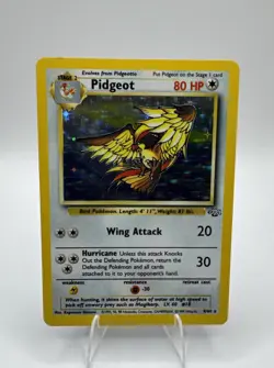 Pokemon Card Jungle Set Holo Pidgeot 8/64 WOTC - Image 1