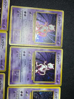 (MP) 11set Holo Mewtwo #150 Base Set 1996 Japanese Pokemon Card - Image 2