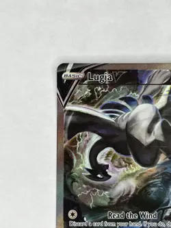 2022 Pokemon Lugia V Alt Full Art 186/195 Silver Tempest English - Image 4
