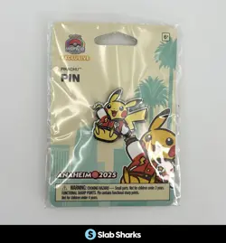 POKEMON WORLD CHAMPIONSHIPS EXCLUSIVE ANAHEIM PIKACHU PIN SEALED 2025 - Image 1