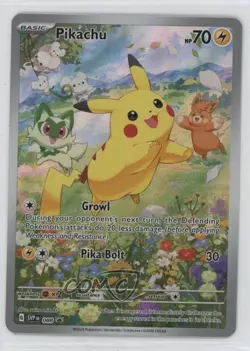 Pikachu (Paldea Adventure Chest) Holo Pokemon Scarlet & Violet Black Star Promo - Image 1