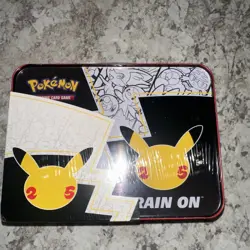 Pokemon TCG Celebration 25th Anniversary Collector’s Chest/ Lunch Box Tin Sealed - Image 3