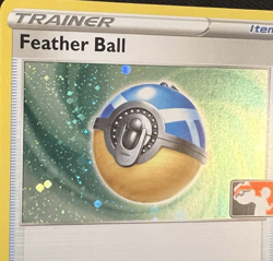 Pokemon TCG Promo Play Holo Pokemon Feather Ball 141/189 SWIRL - Image 1