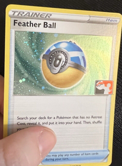 Pokemon TCG Promo Play Holo Pokemon Feather Ball 141/189 SWIRL - Image 4
