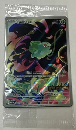Bulbasaur 133/132 Pokemon Mega Evolution Stamped Box Topper Promo Sealed - Image 1