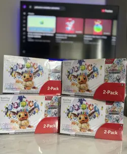 Pokemon Prismatic Evolutions. Costco 2 Pack Exclusive New Sale - Image 1