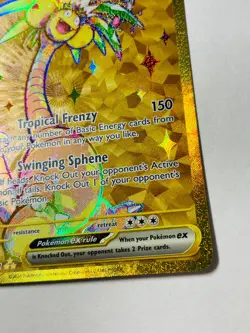 Pokemon TCG Alolan Exeggutor EX 248/191 Gold Hyper Rare Holo Surging Sparks Card - Image 4