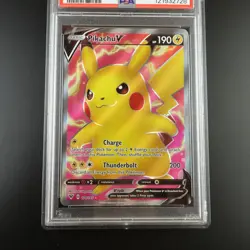 PSA 10 Pikachu V 170/185 Pokemon Vivid Voltage Holo Graded Card - Image 3